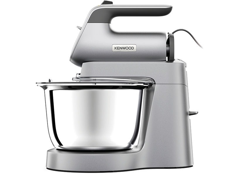Kenwood Chefette HMP54.000SI - Frullatore a pavimento e a mano con ciotola in acciaio inox da 3,5 L, potenza 650 W, velocità variabile e pulse, colore argento