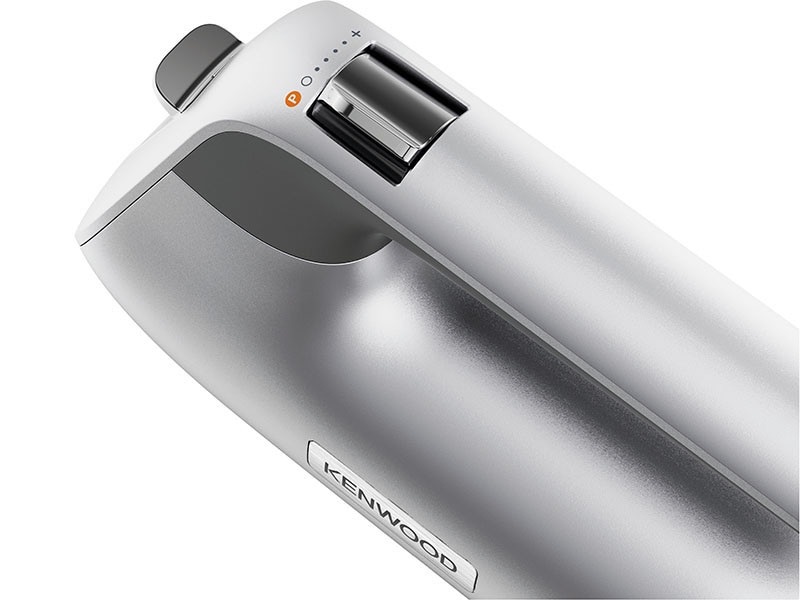 Kenwood Chefette HMP54.000SI - Frullatore a pavimento e a mano con ciotola in acciaio inox da 3,5 L, potenza 650 W, velocità variabile e pulse, colore argento
