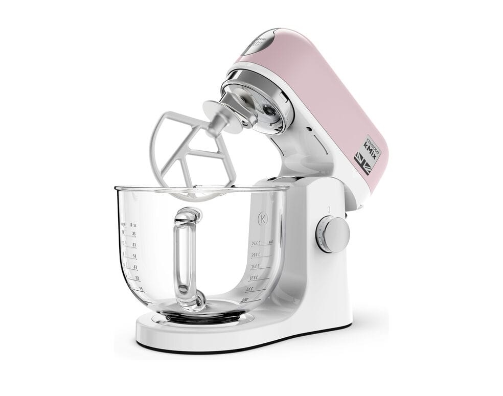 Kenwood KMX754APP Robot Pasticceria Multifunzionale 1000 W Rosa Pastello con Ciotola in Vetro da 5 Litri