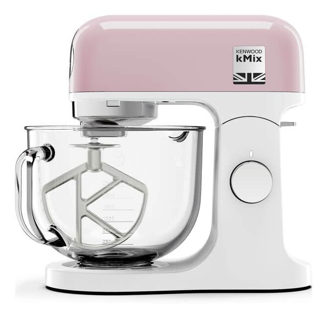 Kenwood KMX754APP Robot Pasticceria Multifunzionale 1000 W Rosa Pastello con Ciotola in Vetro da 5 Litri