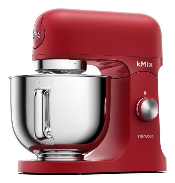 Kenwood KMX751ARD Impastatrice Planetaria 1000W 5L Rosso con 2 Fruste e 1 Gancio