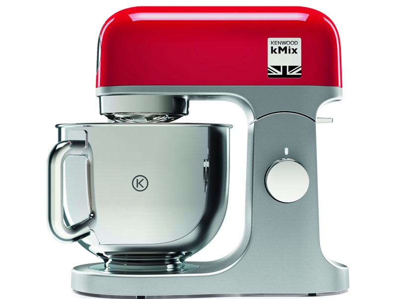 Kenwood KMX750RD Robot da Cucina Planetario 1000 W con Ciotola in Acciaio Inossidabile da 5 L, Colore Rosso