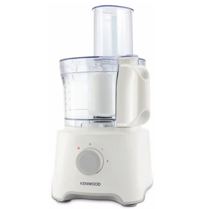 Kenwood FDP301WH MultiPro Compact Robot da Cucina 800 W, Capacità 2,1 L, Bianco con Frullatore e Accessori