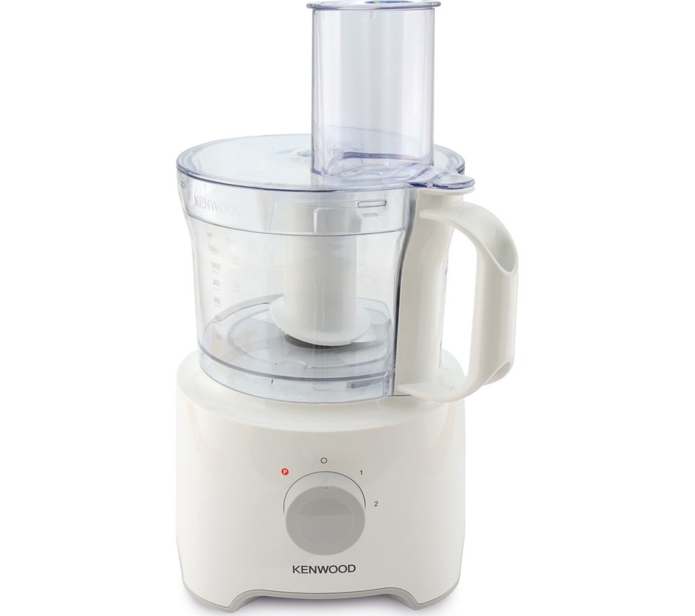 Kenwood FDP301WH MultiPro Compact Robot da Cucina 800 W, Capacità 2,1 L, Bianco con Frullatore e Accessori