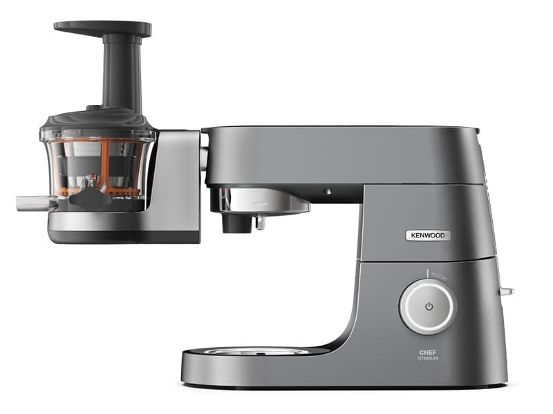 Kenwood KAX720PL Accessorio Estrattore di Succo Slow Juicer per Impastatrice Planetaria, 400ml, Metallo/Plastica, Grigio Argento