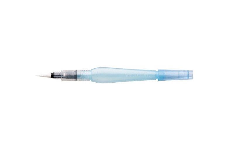 Pentel Aquash Water Brush - Pennello con Serbatoio da 10ml, Punta Media, Setole in Nylon