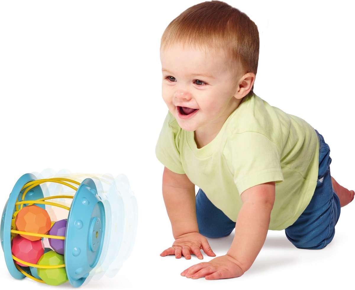 Toomies E73254 Pic & Push T-Rex - Giocattolo Educativo Push & Go per Bambini 12 mesi, Dinosauro Colorato con 5 Palline, Jurassic World