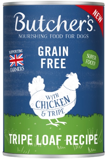 Butcher's Original Tripe 400g - Cibo umido per cani con pollo e rumine, senza cereali, ricco di proteine