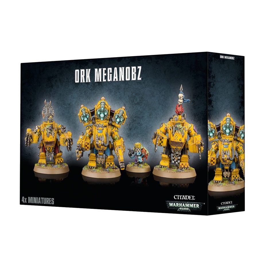 Games Workshop Warhammer 40k Orks Meganobz - Figura Giocattolo di Alta Qualità, Modello 99120103089