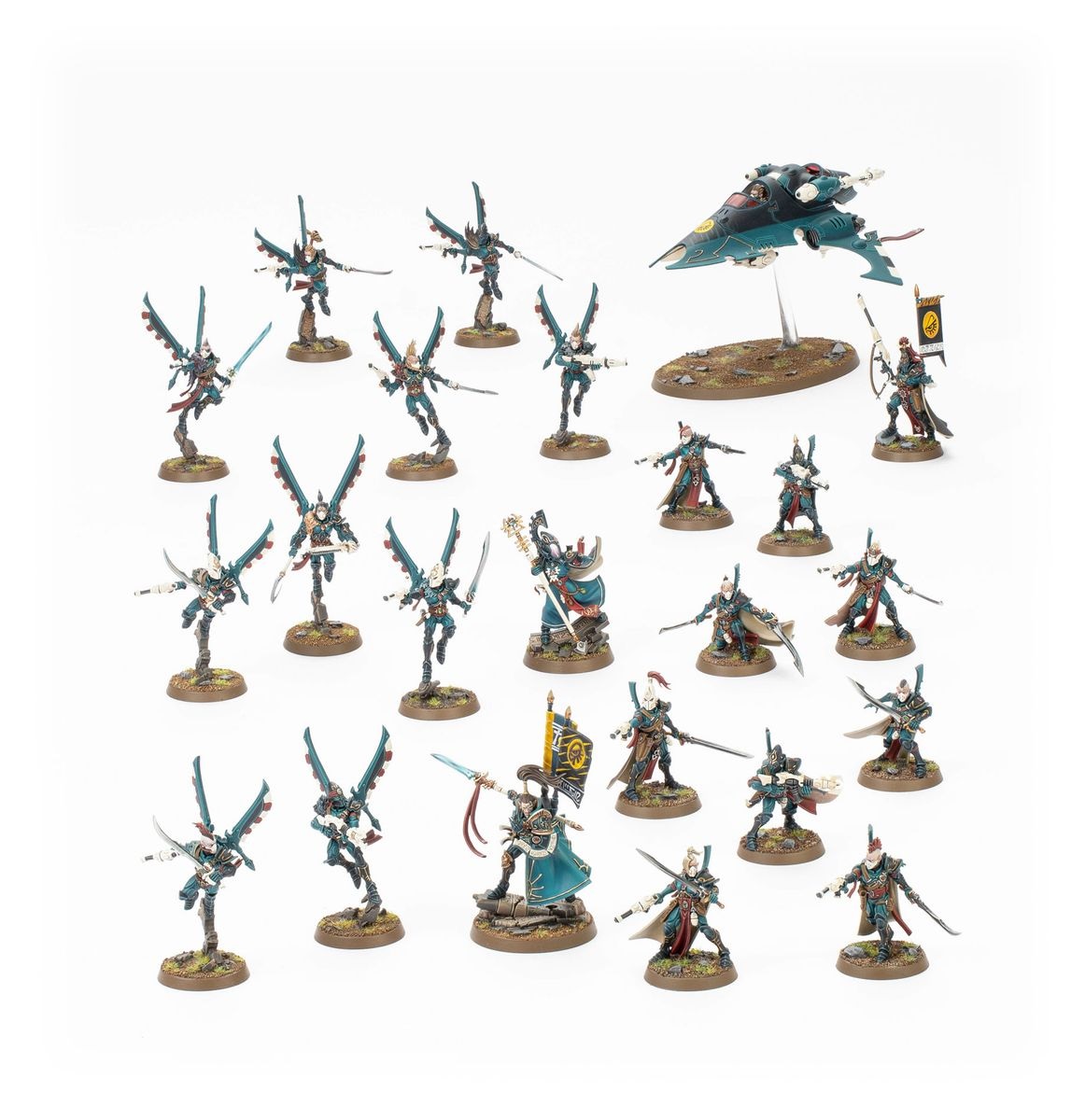 Games Workshop - Warhammer 40,000 - Battleforce Aeldari Eldritch Raiders con miniature e accessori