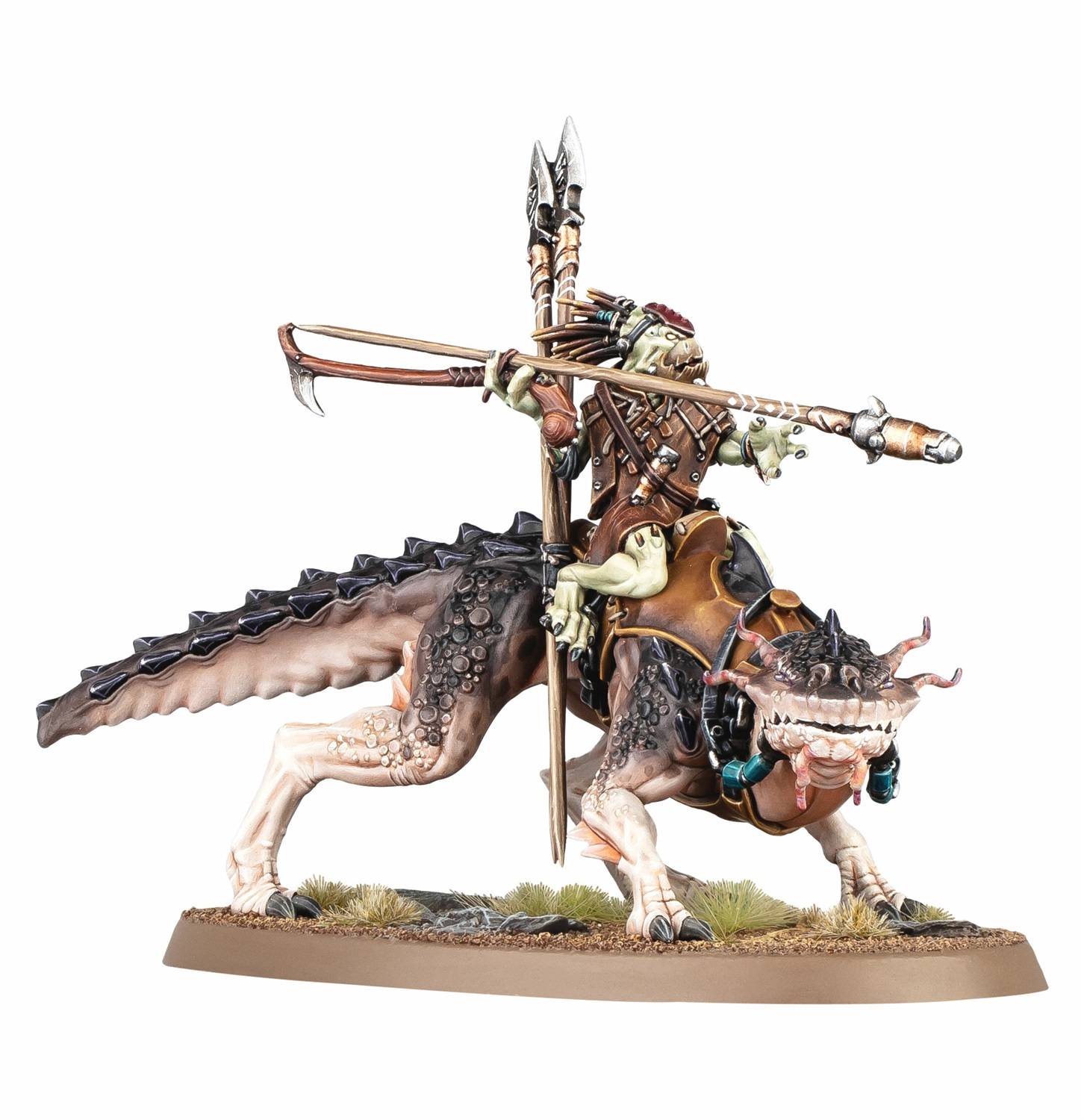 Games Workshop Kroot Lone-Spear - Miniatura da Tavolo per Warhammer 40.000 - Impero T'au - Plastica - Richiede Assemblaggio - Età 14
