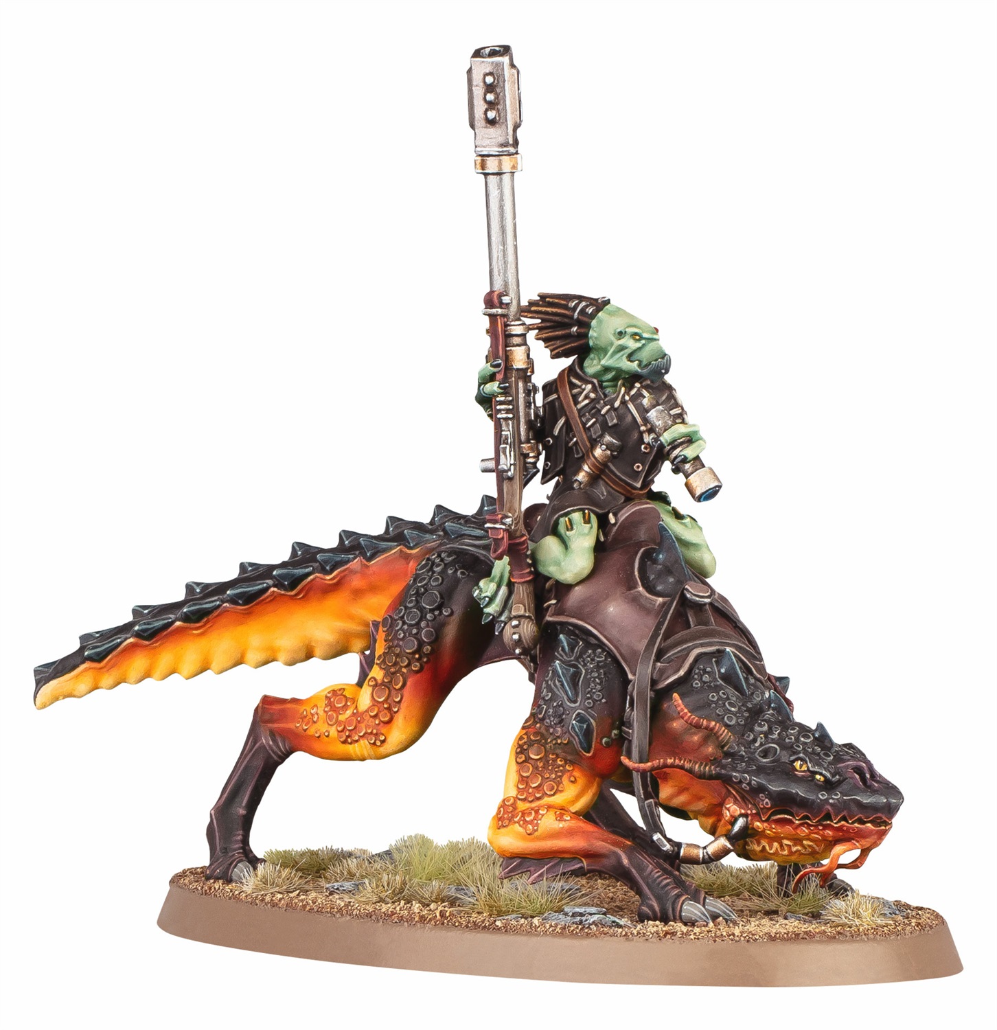 Games Workshop Kroot Lone-Spear - Miniatura da Tavolo per Warhammer 40.000 - Impero T'au - Plastica - Richiede Assemblaggio - Età 14