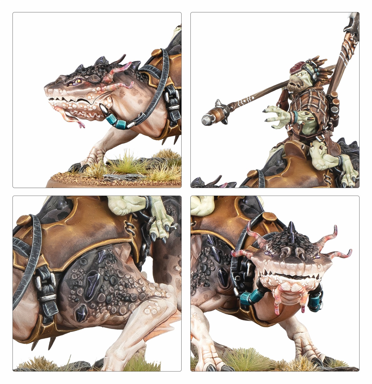 Games Workshop Kroot Lone-Spear - Miniatura da Tavolo per Warhammer 40.000 - Impero T'au - Plastica - Richiede Assemblaggio - Età 14