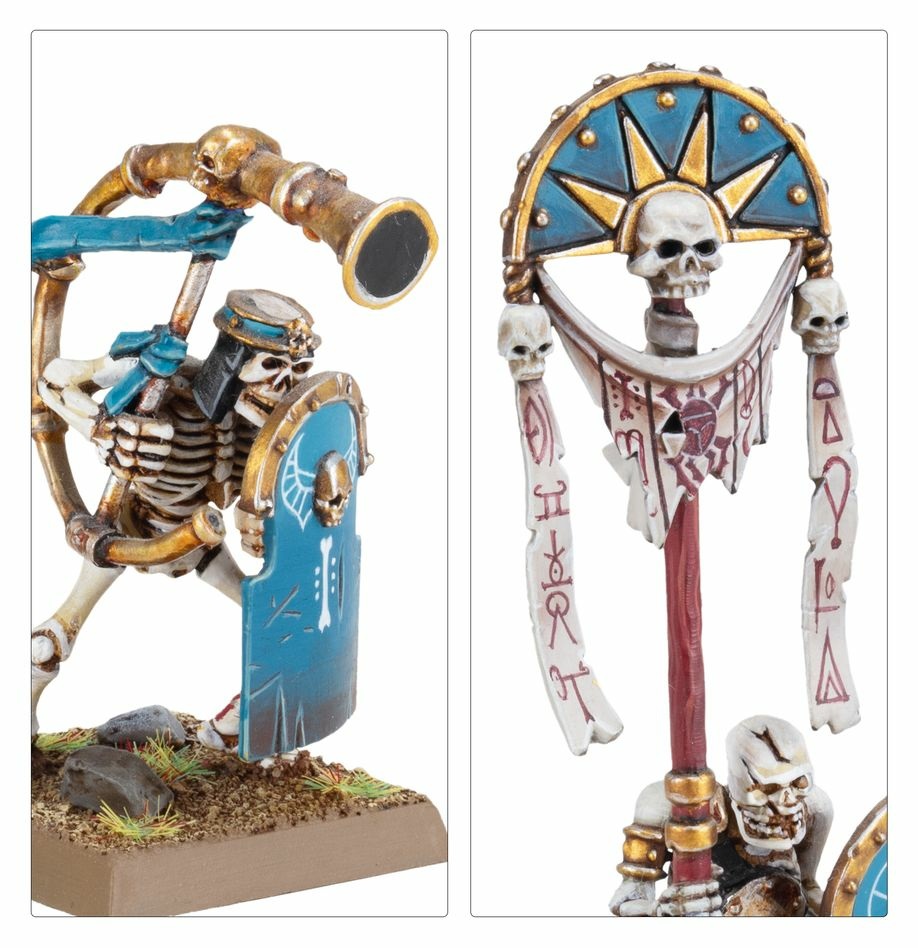 Games Workshop Tomb Kings of Khemri - Skeleton Warriors Collezionabili (36 Miniature Non Morte) - Tema Storico