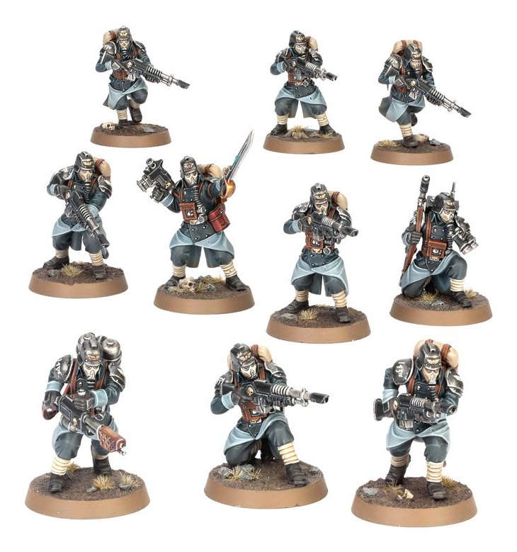 Games Workshop Death Korps of Krieg - 10 Miniature in Plastica per Warhammer 40.000 - Astra Militarum
