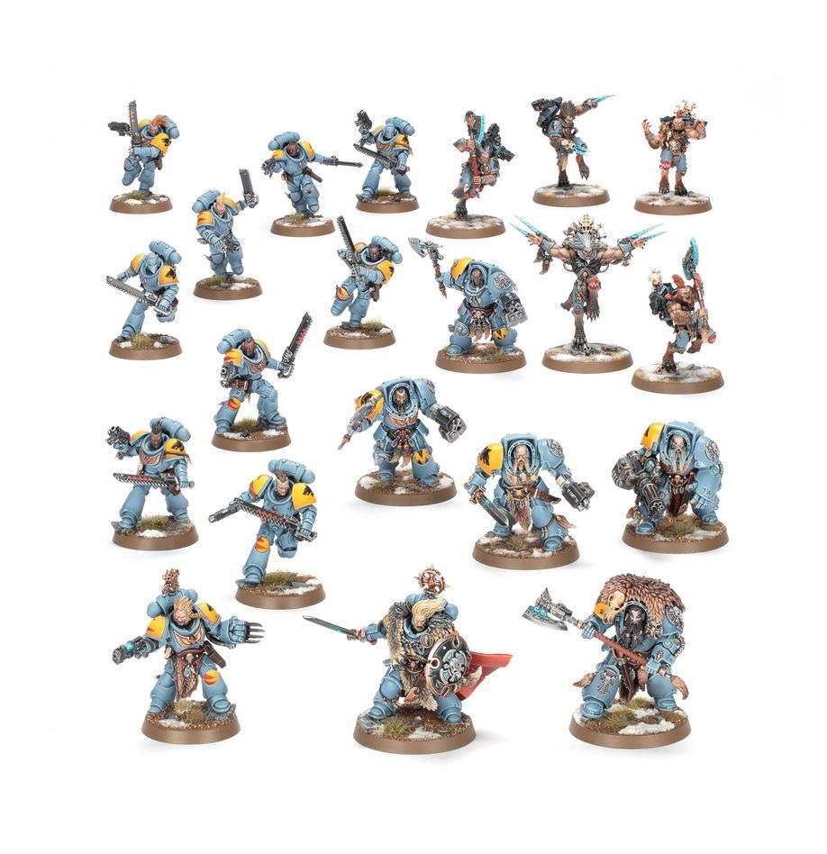 Games Workshop Combat Patrol: Space Wolves - Confezione Warhammer 40000 con miniature di elite