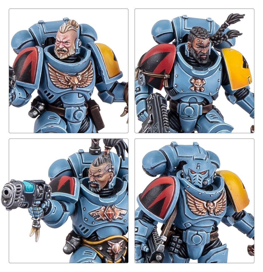 Games Workshop Grey Hunters - Kit Multicomponente in Plastica con 10 Miniature Personalizzabili per Warhammer 40000