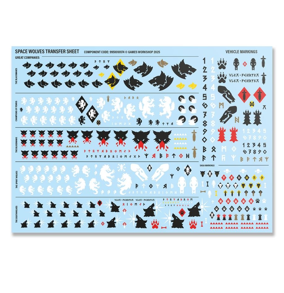 Games Workshop Grey Hunters - Kit Multicomponente in Plastica con 10 Miniature Personalizzabili per Warhammer 40000
