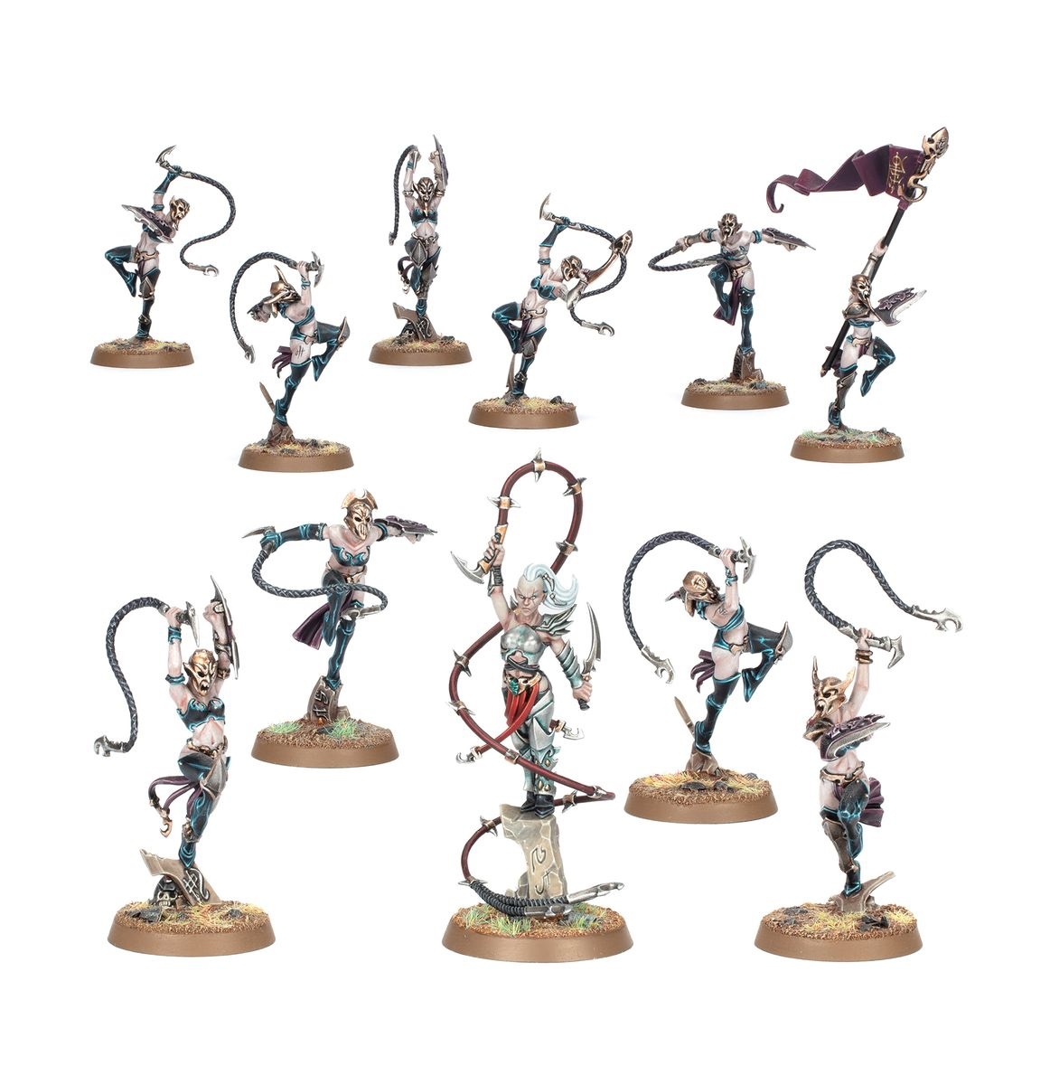 Games Workshop - Warhammer Age of Sigmar - Daughters of Khaine: The Crimson Lash - Regiment of Renown con confezione inclusa