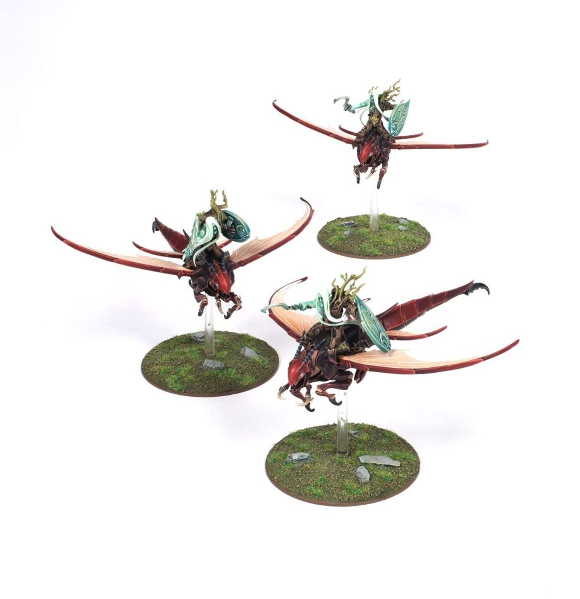 Games Workshop - Warhammer Age Of Sigmar - Spearhead Spitewing Flight - Miniature di Sylvaneth