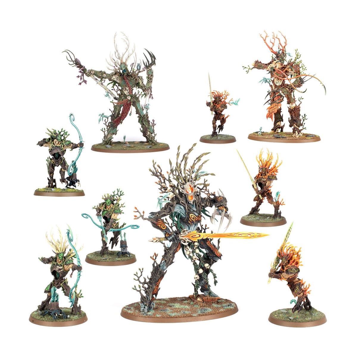 Games Workshop - Warhammer Age of Sigmar - Battleforce Strongroot Grove con miniature Sylvaneth