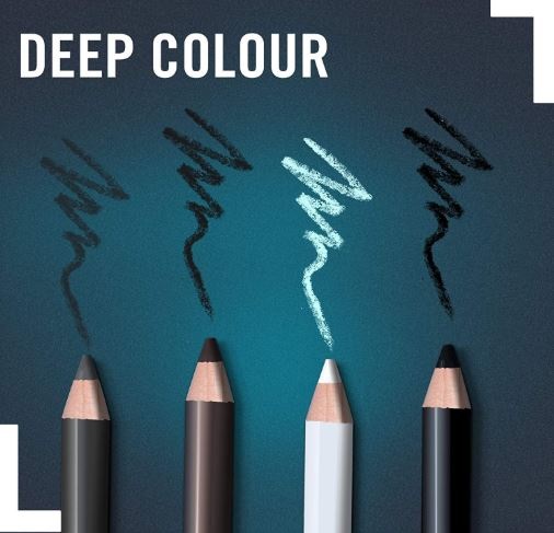 Rimmel London Soft Kohl Kajal - Matita Occhi Morbida 021 Denim Blue, 1.2g, Lunga Tenuta fino a 12 Ore