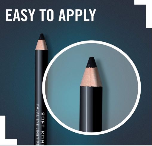 Rimmel London Matita Occhi Soft Kohl Kajal 061 Jet Black, 1.2g - Formula Morbida e Sfumabile, Fino a 12 Ore di Durata