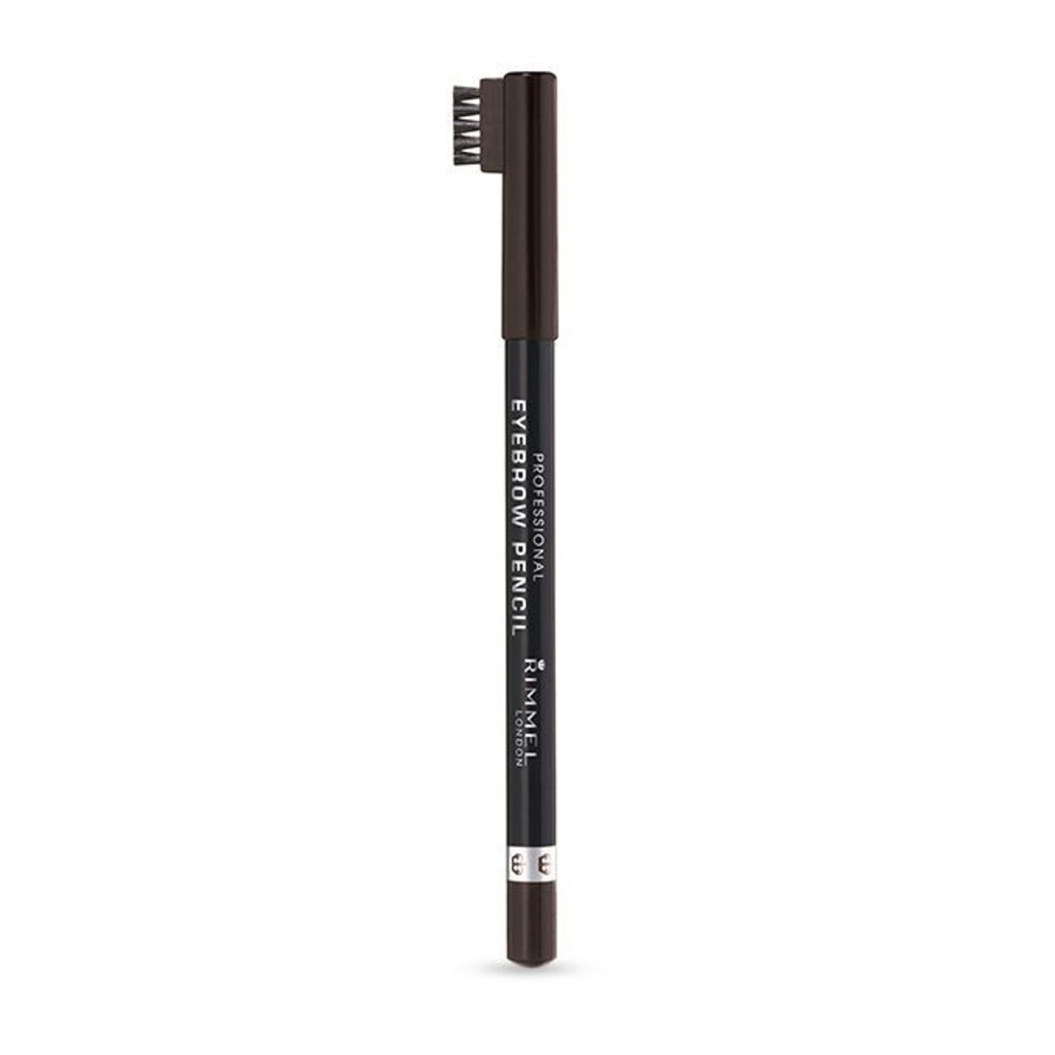 Rimmel London Matita per Sopracciglia Black Brown 1.4 g con Pettinino Integrato