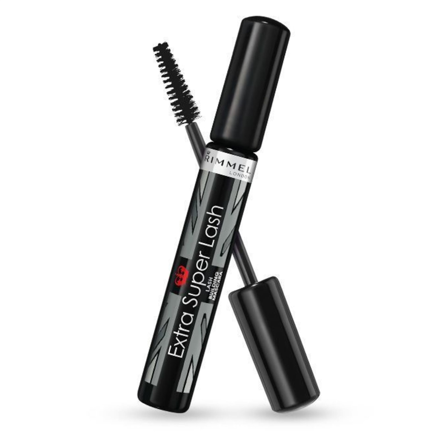 Rimmel Extra Super Lash Mascara, 101 Black, 8ml - Allungante e Volumizzante, Applicatore Multi-Dimensionale