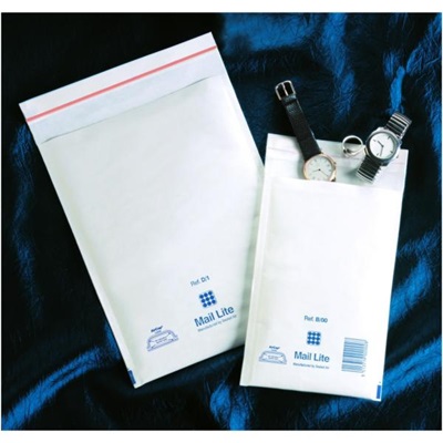 Sealed Air Busta Imbottita Mail Lite - C (15 x 21 cm) - Bianco - Conf. 10 Pezzi