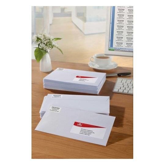 Avery J8160-25 Etichette Adesive Bianche per Stampanti Inkjet - 63,5 x 38,1 mm - 21 Etichette per Foglio - Confezione da 25 Fogli
