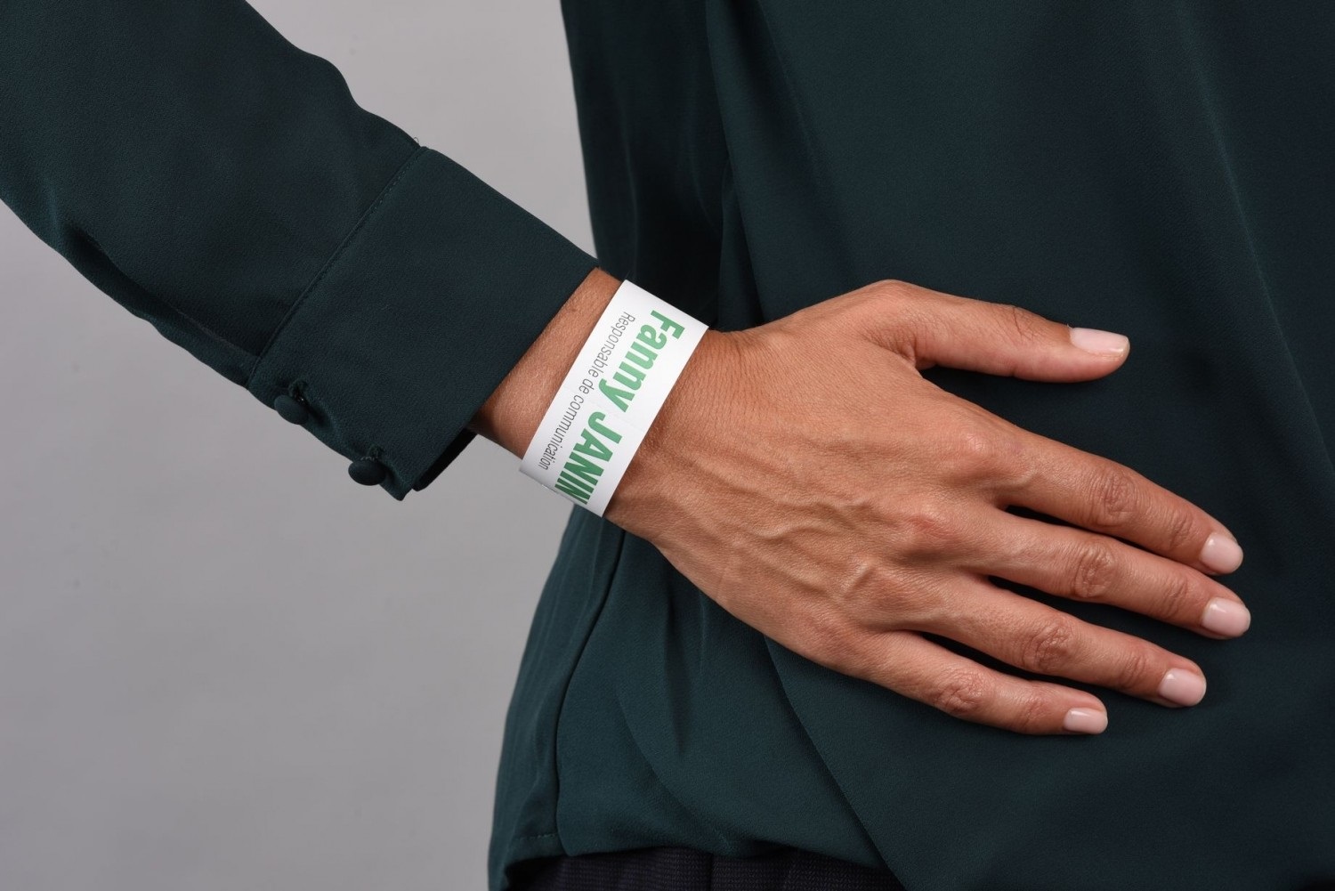 Avery L4000-5 Braccialetti Identificativi Stampabili Bianchi 265x18 mm - Confezione da 5 Fogli (10 Etichette per Foglio) - Ultra Resistenti e Flessibili