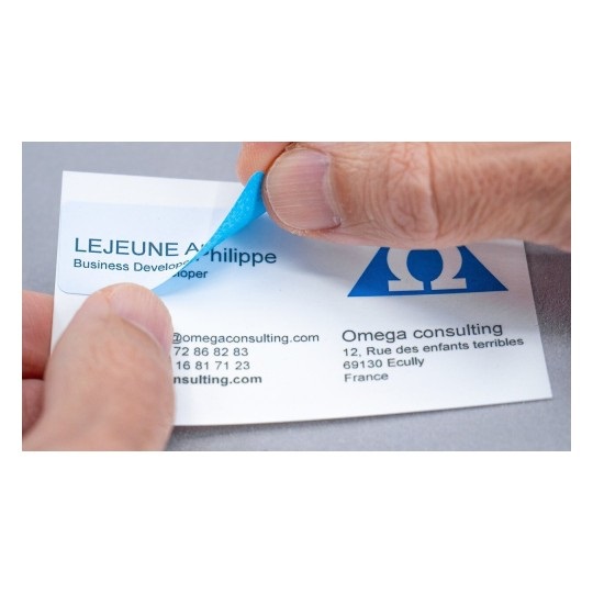 Avery L4613-25 Etichette Adesive Coprenti in Carta Bianca Certificata FSC - 63,5x38,1mm - 21 Etichette per Foglio - Confezione da 25 Fogli - Adesivo Permanente