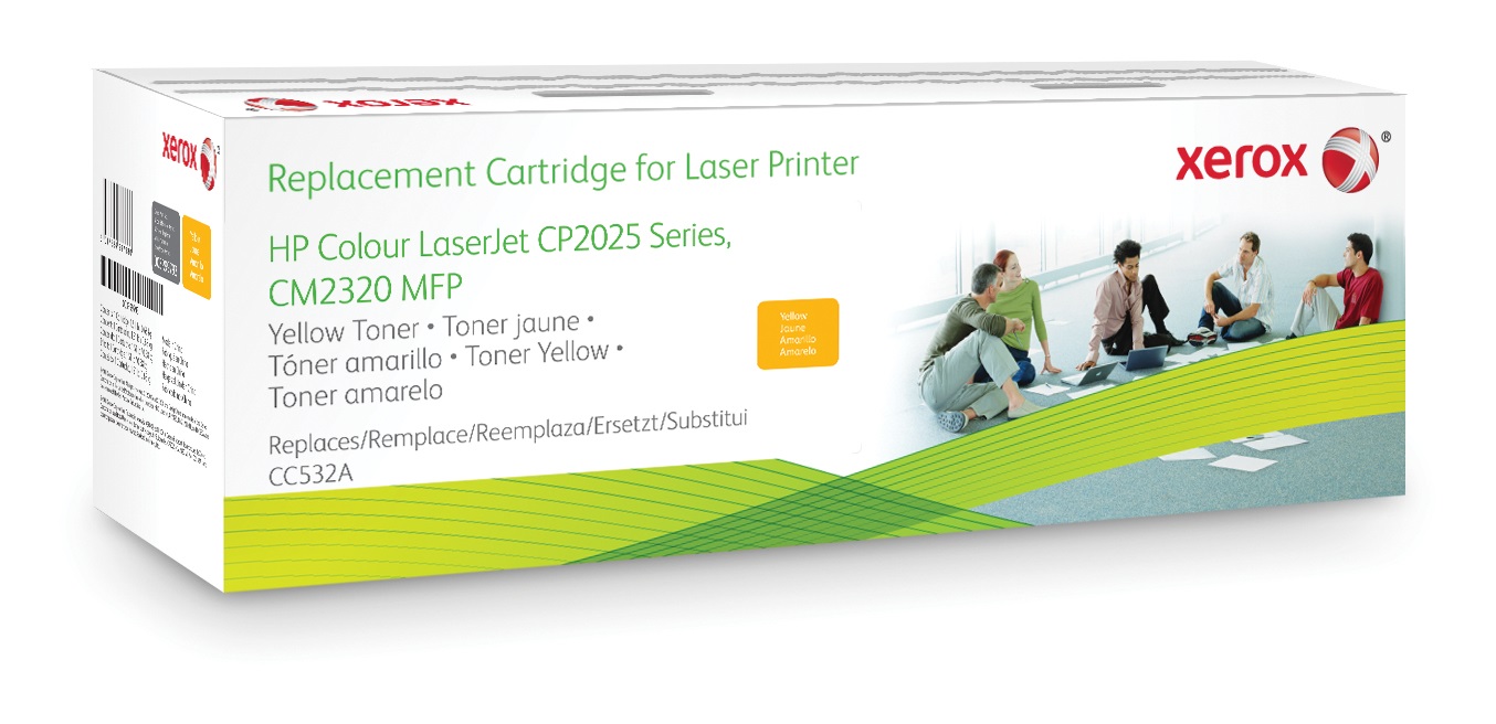 Xerox Toner Giallo 003R99793 - Compatibile con HP CC532A, Colour LaserJet CM2320 MFP, CP2020/CP2025