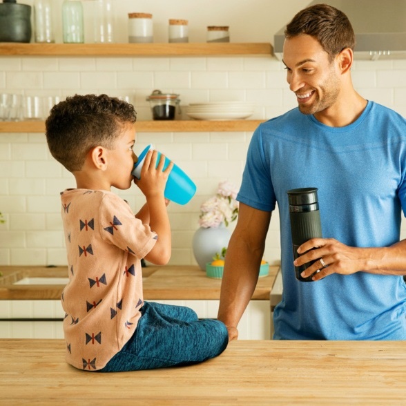 Munchkin Miracle 360° Tazza Blu Antigoccia 296 ml per Bambini