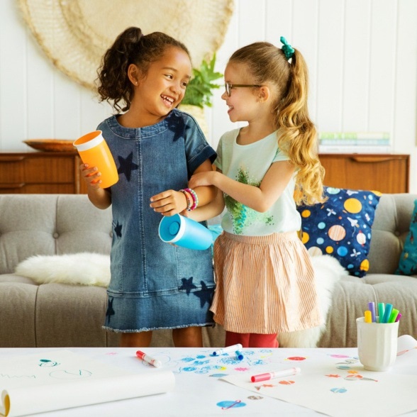 Munchkin Miracle 360° Tazza Blu Antigoccia 296 ml per Bambini