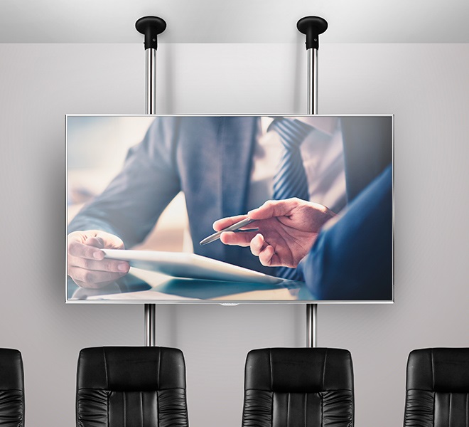 B-Tech BT9903/B V2 Supporto da Tavolo per Schermo 3,05 m (120