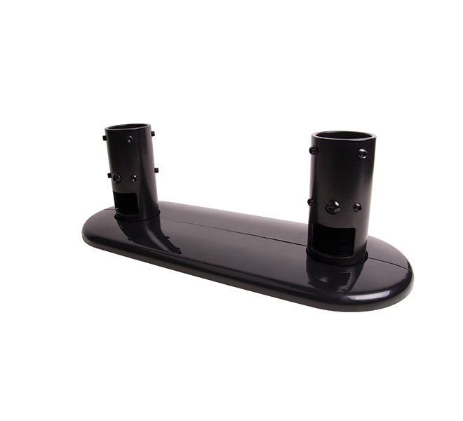 B-Tech BT7807/B - Supporto Heavy Duty per Schermo, Montaggio a Pavimento/Soffitto, Capacità 200 kg, Nero