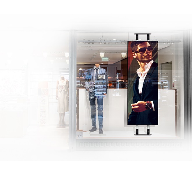 B-Tech BT7807/B - Supporto Heavy Duty per Schermo, Montaggio a Pavimento/Soffitto, Capacità 200 kg, Nero