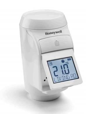 Honeywell HR92 Kit da 4 Testine Termostatiche Digitali Wireless per Sistema Evohome