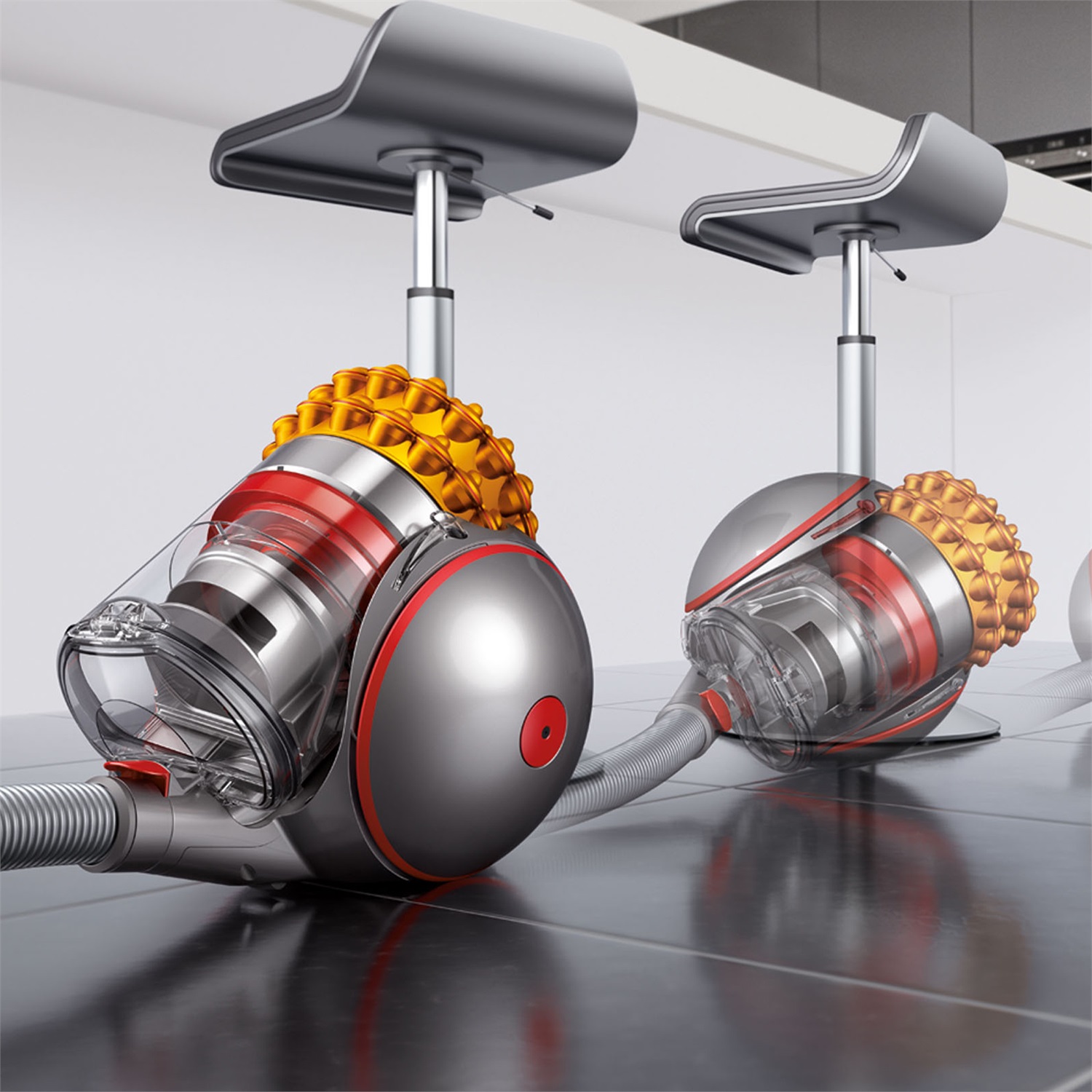 Dyson Cinetic Big Ball Multi Floor 2 - Aspirapolvere a Cilindro Senza Sacchetto 700W, Capacità 0,8L, Tecnologia Ciclonica