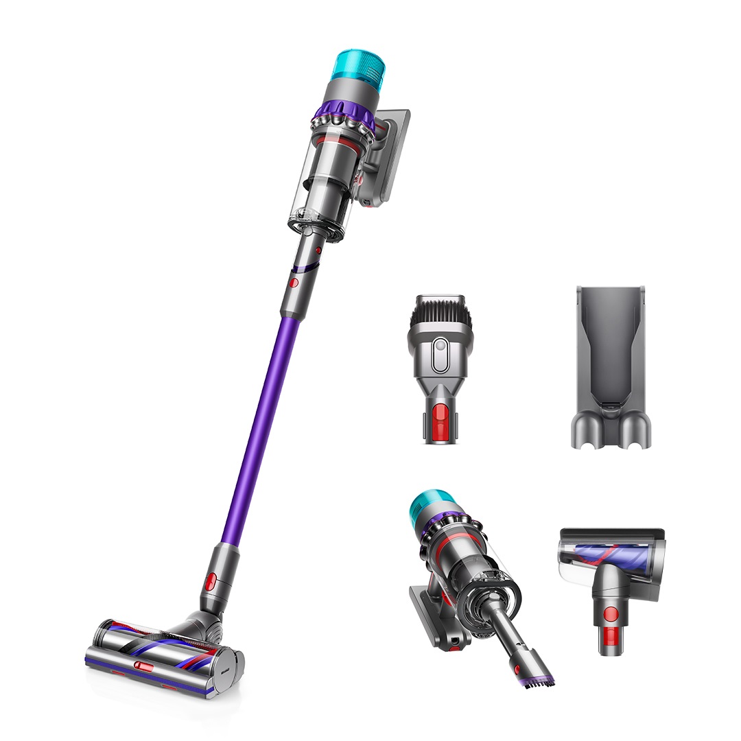 Dyson Gen5 Detect Aspirapolvere a bastone 2 in 1 Senza filo Viola/Nichel con Filtro HEPA e Potenza di Aspirazione 280 AW