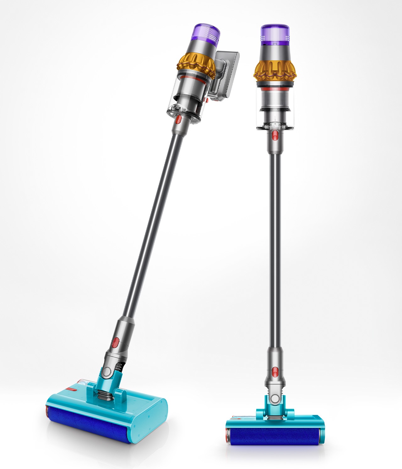 Dyson V15s Detect Submarine Aspirapolvere e Lavapavimenti Senza Filo, Ciclonico, Potenza 660 W, Nichel/Giallo, Senza Sacco