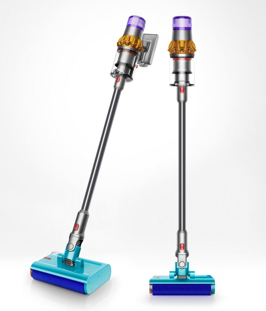 Dyson V15s Detect Submarine Aspirapolvere e Lavapavimenti Senza Filo, Ciclonico, Potenza 660 W, Nichel/Giallo, Senza Sacco