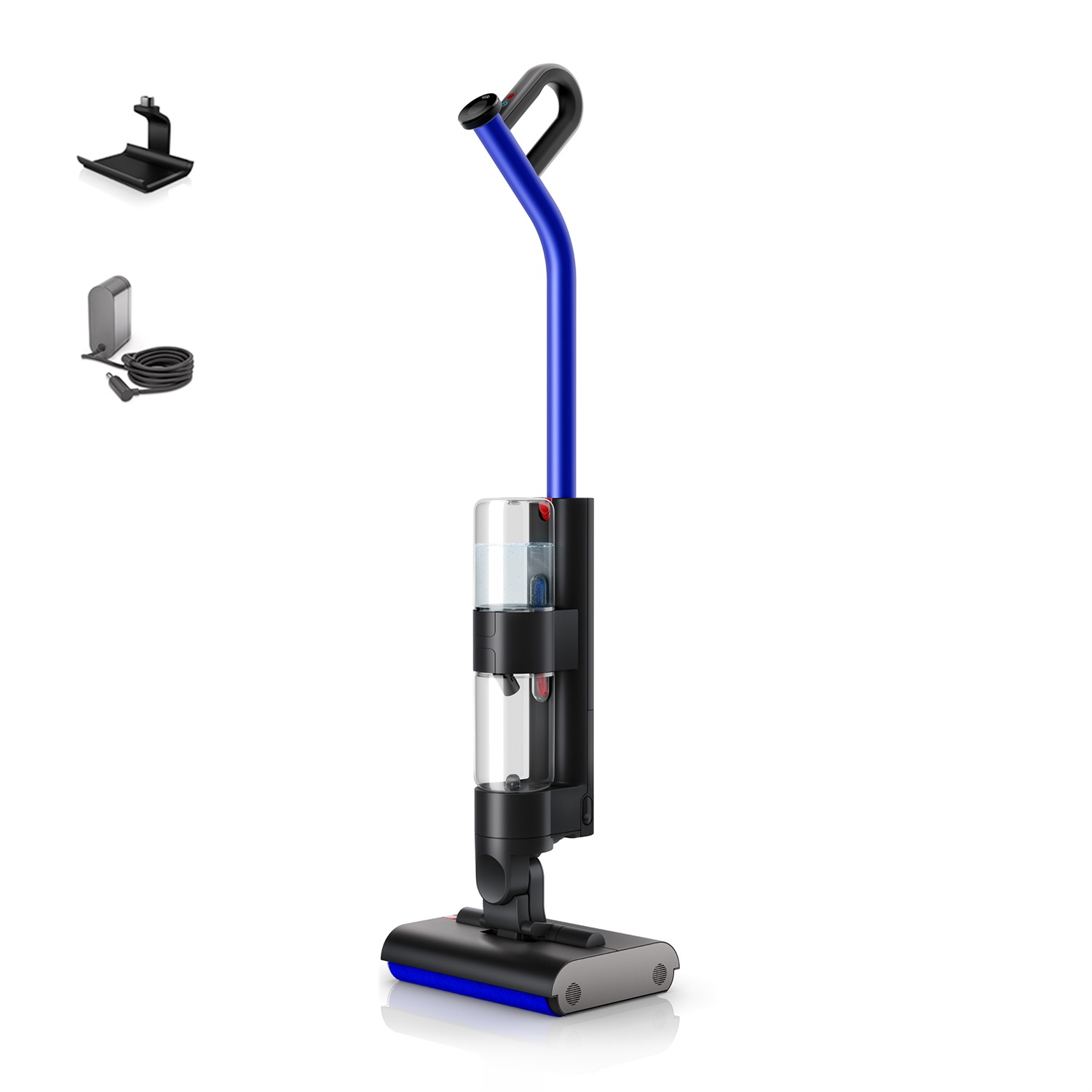 Dyson WashG1 Lavapavimenti Elettrico - Rimuove Sporco Liquido e Secco, Serbatoio fino a 290 m², Colore Nero e Blu