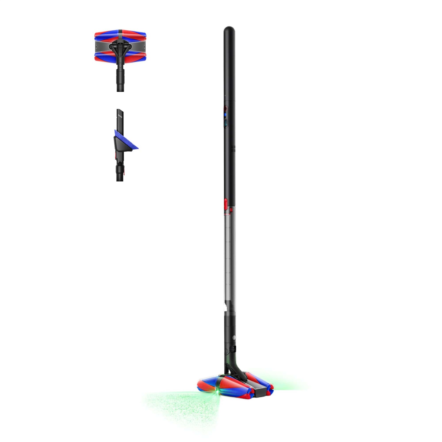 Dyson PencilVac™ Fluffycones - Aspirapolvere Slim con Rulli Conici per Rimozione Facile di Capelli Lunghi