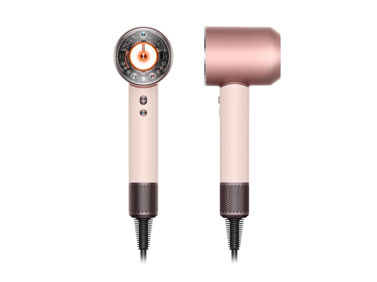Dyson Supersonic Nural™ Asciugacapelli 1600 W - Rosa Cipria/Oro Rosa, Asciugatura Intelligente e Protezione del Cuoio Capelluto