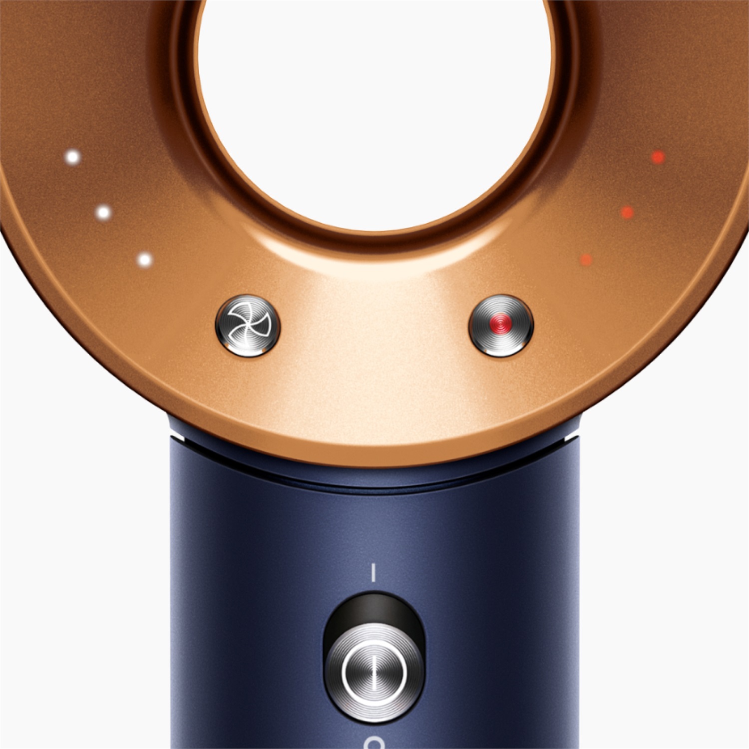 Dyson Supersonic™ Asciugacapelli 1600 W Blu di Prussia/Rame - Asciugatura Rapida e Styling Preciso con Controllo Intelligente del Calore