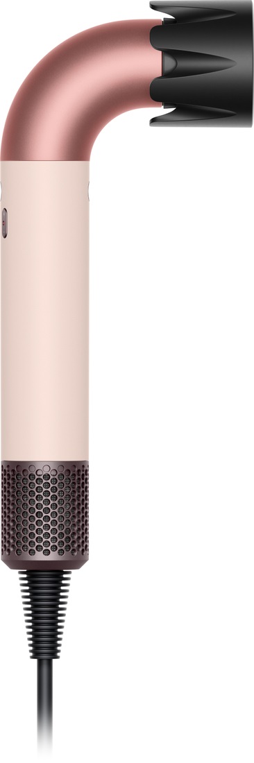 Dyson Supersonic r™ Asciugacapelli Professionale 1700 W - Ricci e Molto Ricci, Ergonomico Rosa Cipria/Oro Rosa, 5 Accessori Inclusi