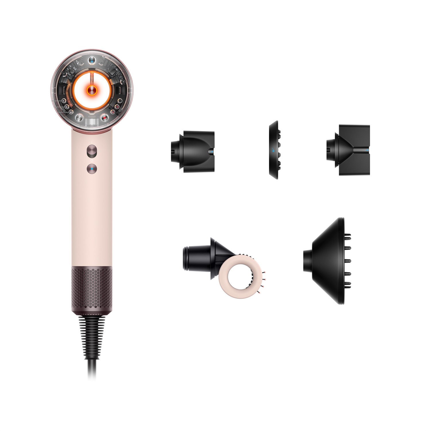 Dyson Supersonic Nural™ Asciugacapelli 1600 W Rosa/Rose Gold - Funzione Ionica, Protezione Cuoio Capelluto, Flusso d'Aria 13,3 l/s